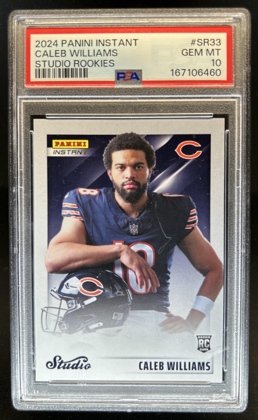 Caleb Williams Panini Instant NFL #166 Base