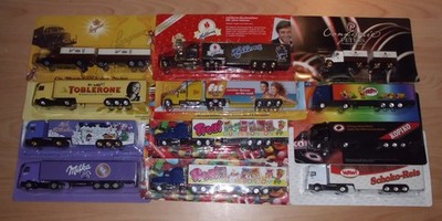 Werbetruck Milka, Mederer & andere Süßigkeiten - 12 Modelle zur Wahl in 1:87 H0