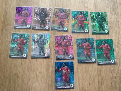 Alphonso Davies 2019 Topps Stadium Club Chrome UCL halber rainbow