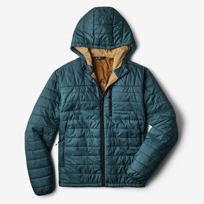 WREN Puffer Hoodie Jacket Size Medium Arctic Blue