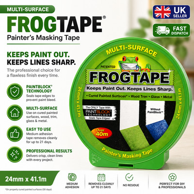 FrogTape grün Multi-Surface Masking Painter s Tape 24 mm x 41,1 m Rolle