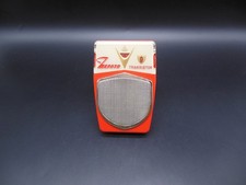 Beautiful Red Zephyr ZR-930 Transistor Radio Vintage 1960's Works