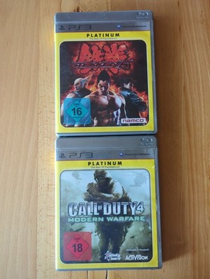 Playstation 3 Platinum Games - Tekken 6 & CoD 4