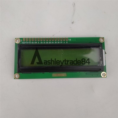 1602 162 16x2 5V Character LCD Screen Module HD44780 Controller Yellow Backlight