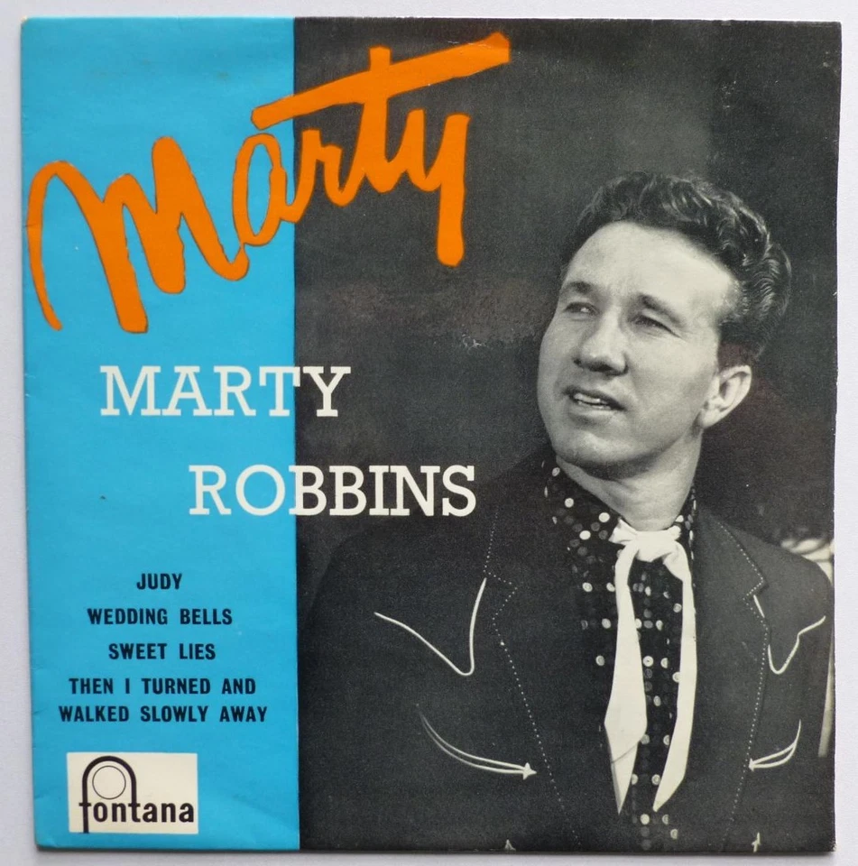 Marty Robbins Marty EP Fontana TFE17168 EX/VG 1958 7" EP in picture sleeve, c... Foto 2 de 4