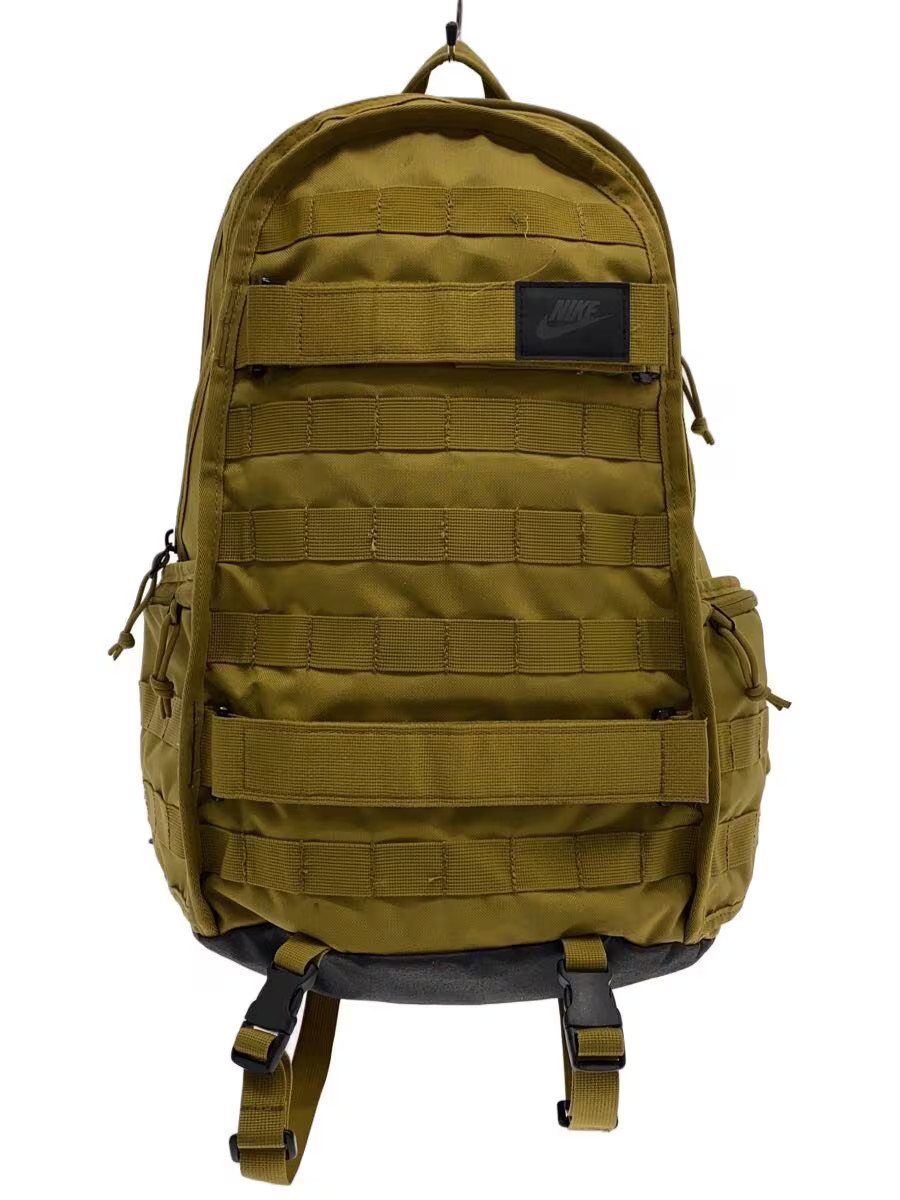 NIKE Backpack, Polyester, CML, Solid Color, BA5971 - image 1