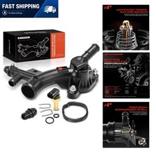 Engine Coolant Thermostat Housing Buick Chevy 1.4L Cruze Sonic Trax Encore 11-20
