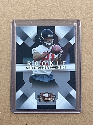 Christopher Owens 2009 Donruss Threads RC #119 /999 Atlanta Falcons