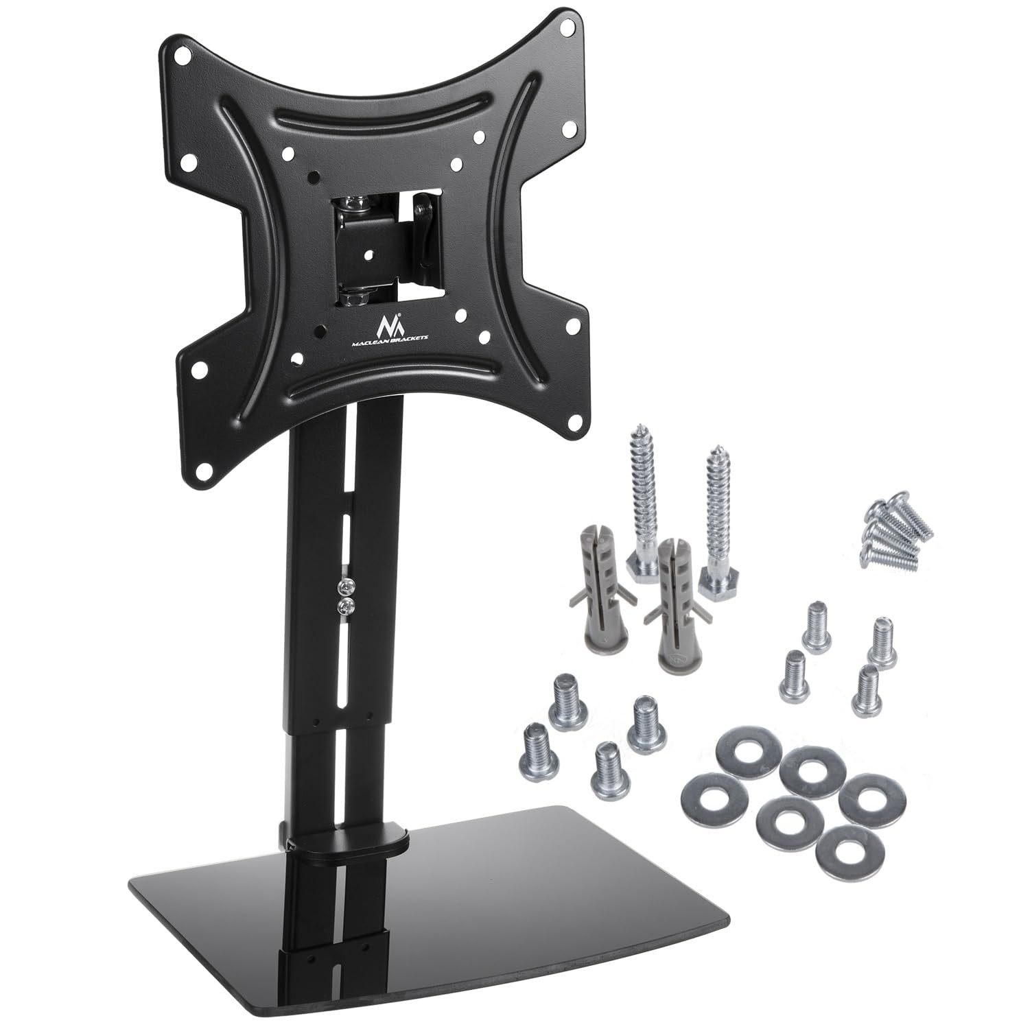 Supporto a parete TV Maclean MC-451 Nero Metallo 20kg VESA 200x200