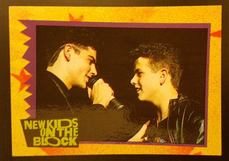Joe McIntyre NKOTB Quiz New Kids on the Block Topps 1 trading card #12