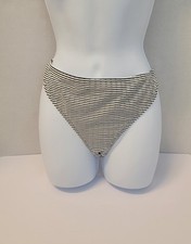 Women  s Shade  Shore Medium Coverage Hipster Bikini Bottom Black/White Size L