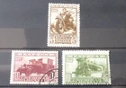 RUSSIA 1932 EXPRESS LETTER, SET OF 3 FINE USED IN CARD