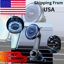 Strong Magnetic 360  Rotation Mag Safe Car Air Vent Mount Dashboard Phone Holder