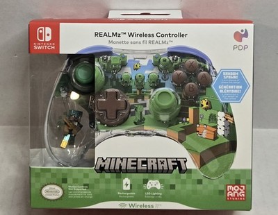 PDP REALMz  Wireless Controller: Minecraft Forest Biome. Switch. Brand New