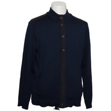 Maselli, Strickjacke, Herren, Größe: 50, Blau/Braun, Feinstrick #p2y