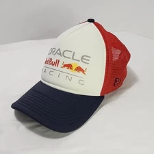 Oracle Red Bull Racing NEW ERA Colour Block E-Frame SnapBack Trucker Cap NWOT