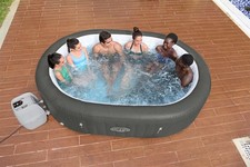 Image of Lay-Z-Spa Mauritius AirJet Hot Tub 5 - 7 Person 180 Jets Inflatable Spa 1370L