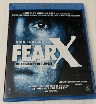 Fear X (2003, Blu-Ray) German Import Region B Rare OOP Nicolas Winding Refn