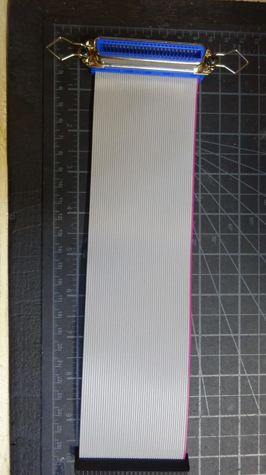 10" CN50 Ext 50 Pin F to IDC50 I 50 Pin F SCSI Cable Zuluscsi Bluescsi SCSI2SD - Image 2 of 4