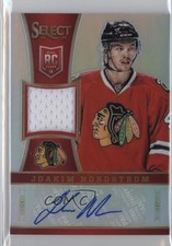 2013-14 Panini Select Rookie Jersey Silver Prizm 54/99 Joakim Nordstrom Auto 0f2