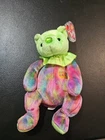 Ty Beanie Baby August the Birthday Bear MWMT Tags Peridot Green Colored Vtg