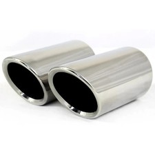Stainless Steel Exhaust Tailpipe Tip for VW Sagitar Lavida Bora Golf Tiguan 1.4T