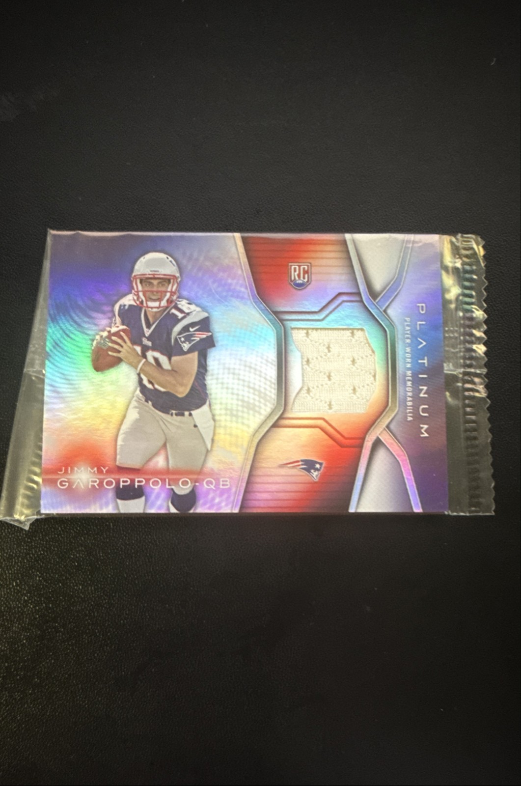 Jimmy Garoppolo Topps Platinum Rookie Relics #PRRJG Base