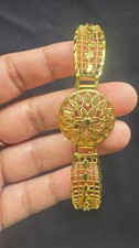 21k Gold Plated Adjustable Bangle Bracelet