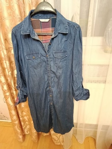 Women Dress Navy Denim 38