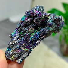 27G Colorful Carborundum Stones Specimen Silicon Carbide Crystal Collectible