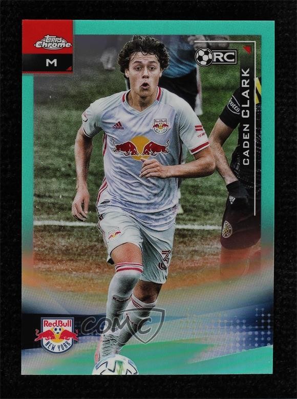 2021 Topps Chrome MLS Aqua Refractor 257/299 Caden Clark #115 1xd