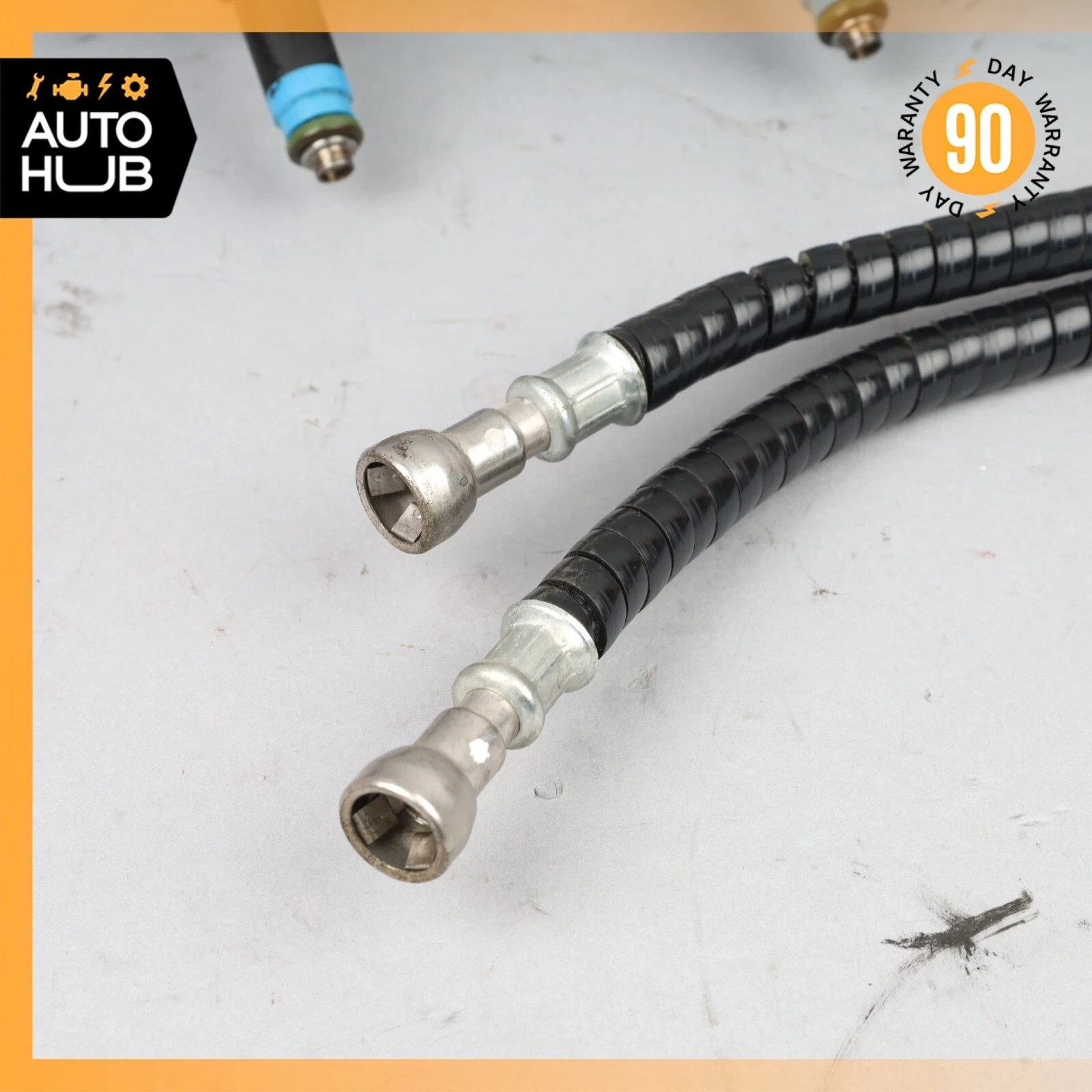 10-17 Aston Martin DB9 Rapide Fuel Injector Rail Set w/Injectors OEM 11k
