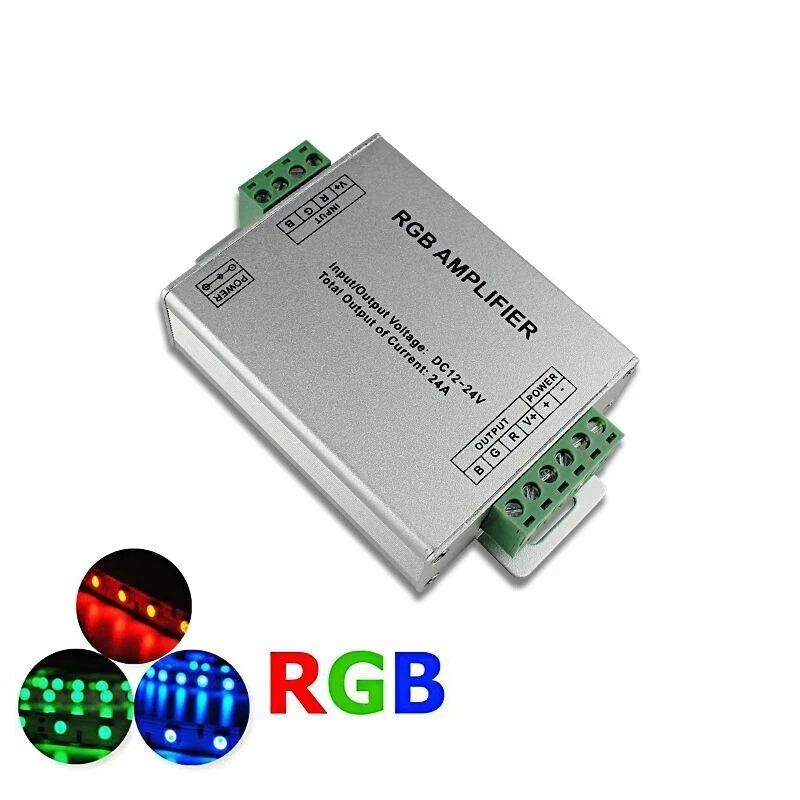 LED RGBW / RGB Amplifier 24A 32A for Led Strip Power Repeater light controller - Image 4 of 4