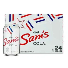 Cola Soda Pop, Zero Sugar, Zero Calorie, Sugar Free, 12 fl oz Cans, 24 Pack