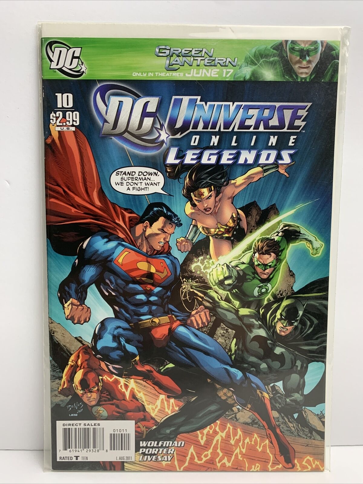 DC Universe Online Legends #10 Superman & Batman - 2011 DC Comics