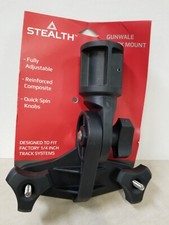 Stealth Gunwale Track Mount Fully Adjustable Reinforced Composite 1/4"