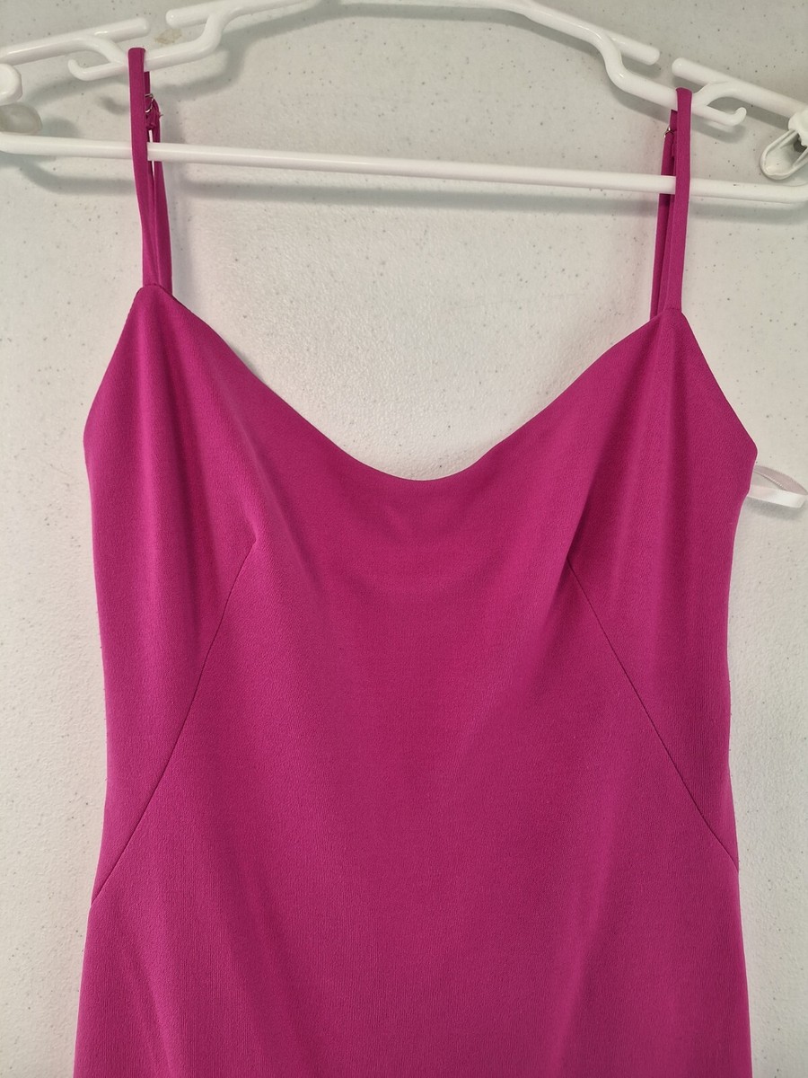 damn gina dress in electric pink Katie May Womens Damn Gina Knit Scoop Neck Evening Dress Pink M