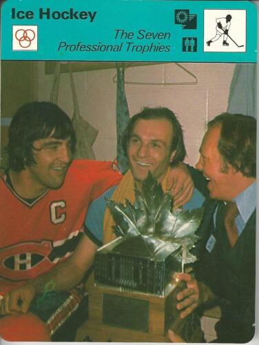 1977-79 Sportscaster Card, #38.07 Ice Hockey, Guy Lalfeur, Trophies - Picture 1 of 1