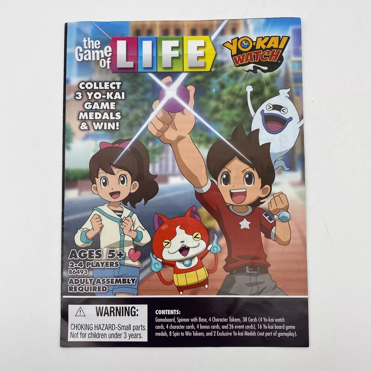 Instructions Manual Rules Yo-Kai Watch The Game of Life 2015 Replacement  Pieces