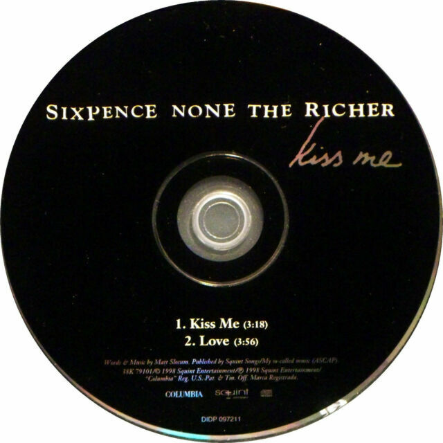 Kiss Me Us Cd Single Single By Sixpence None The Richer Cd Aug 1998 Squint Entertainment For Sale Online Ebay Kiss Me Us Cd Single Single By Sixpence None The Richer Cd Aug 1998 Squint Entertainment For Sale Online Ebay