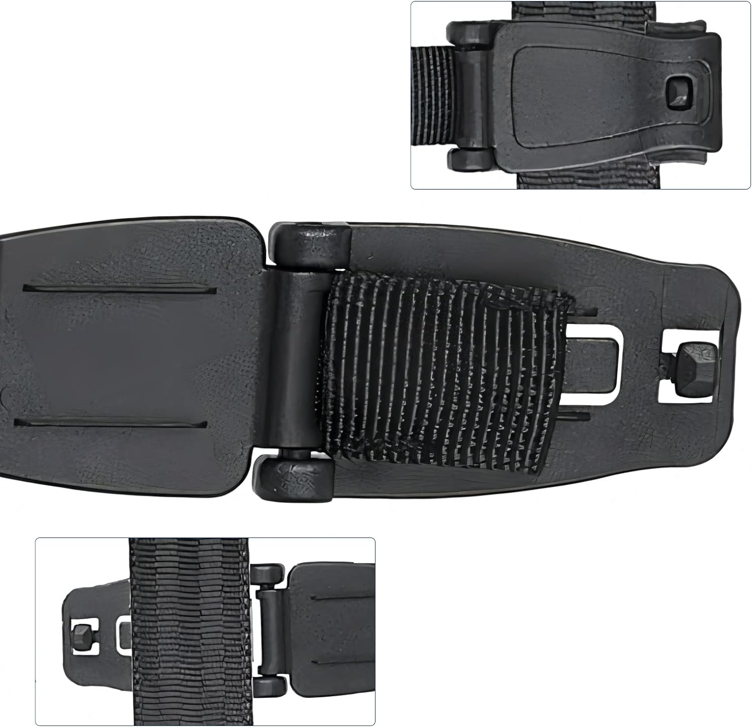 ALLWYOU 2Pcs Car Seat Belt Clip, Anti Escape Car Seat Strap, Car Seat