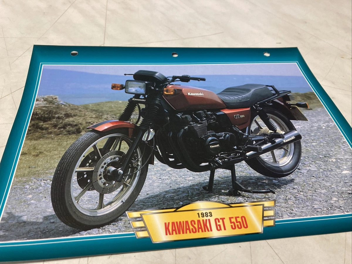 Kawasaki GT550 1983 550 Gt Form Card Motorbike Passion Collection