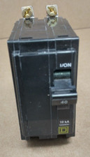NEW OLD STOCK Square D QOB240 40 Amp 2 Pole Circuit Breaker