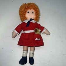 VTG MCM KNICKERBOCKER 1977 ANNIE & SANDY DOLL PLUSH-BROADWAY MUSICAL/MOVIE-70S