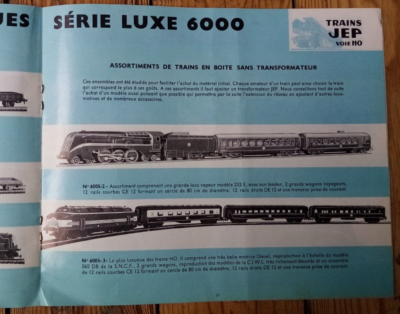 Jouets et jeux anciens JEP de train