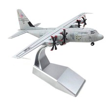1  200 USAF C-130 Hercules Transport Aircraft Model Alloy Diecast Plane Model