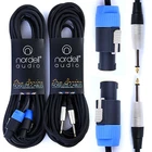 1 x 10 metre (10m) Speaker Lead/Cable (Speakon or Jack plugs) for PA systems