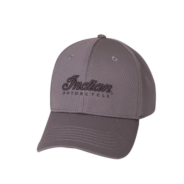 GENUINE INDIAN MOTORCYCLE PERFORMANCE FLEX FIT HAT GRAY SCOUT CHIEF