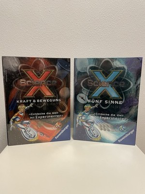 2x Ravensburger XScience Set: Die 5 Sinne + Kraft & Bewegung   NEU & OVP