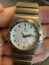 Omega Constellation 95 1512.30 Men's Swiss Quartz Watch 33.5mm Silver Dial Steel